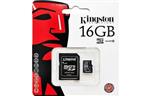 Memoria Micro SD Kingston 16GB Con Adaptador Clase 10