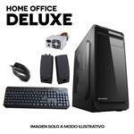 PC Home Office Deluxe AMD Ryzen 5 / 8GB DDR4 / SSD 256GB con Kit Teclado + Mouse + Parlantes