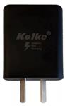 Cargador Kolke - Conector Tipo USB C - Negro