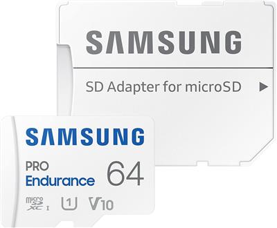 Memoria Micro SD Samsung Pro Endurance 64GB c/ Adaptador