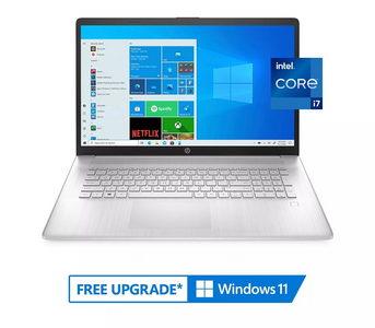 Notebook HP 17-cn0078cl - IntelCore i7-1165G7 - 8GB DDR4 - 512 GB - 17.3"