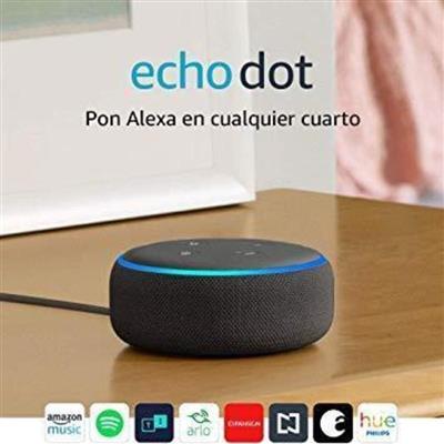 Amazon Echo Dot (3ra Generación) con Alexa en Español - Negro