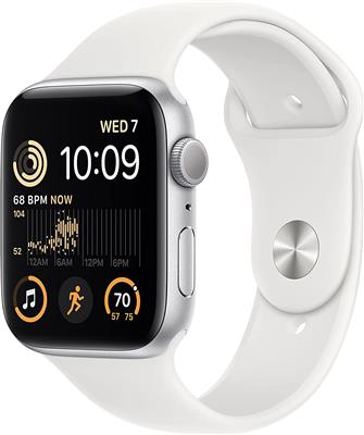 Reloj Inteligente - Apple Watch SE (44mm) - 2nd. Gen. - Silver/White - Blanco