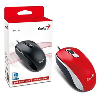 Mouse Genius DX-110 USB - Red