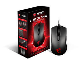 Mouse MSI Clutch GM40 Black Gaming