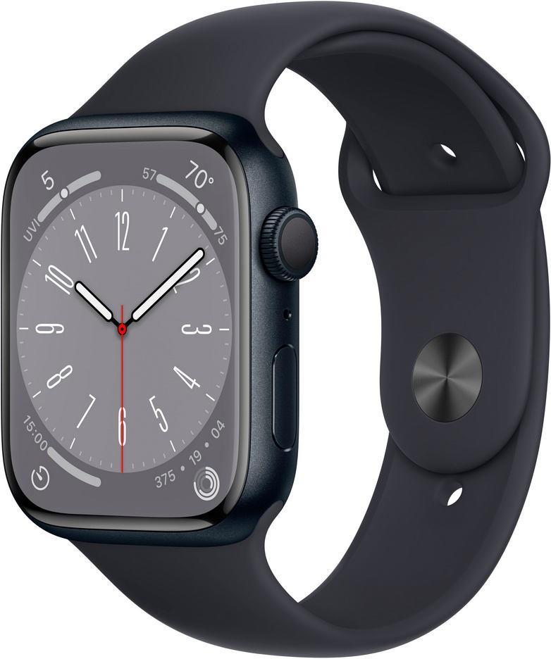 Reloj Inteligente - Apple Watch Series 8 (45mm) con GPS - Midnight (M/L) - MNUL3LL/A