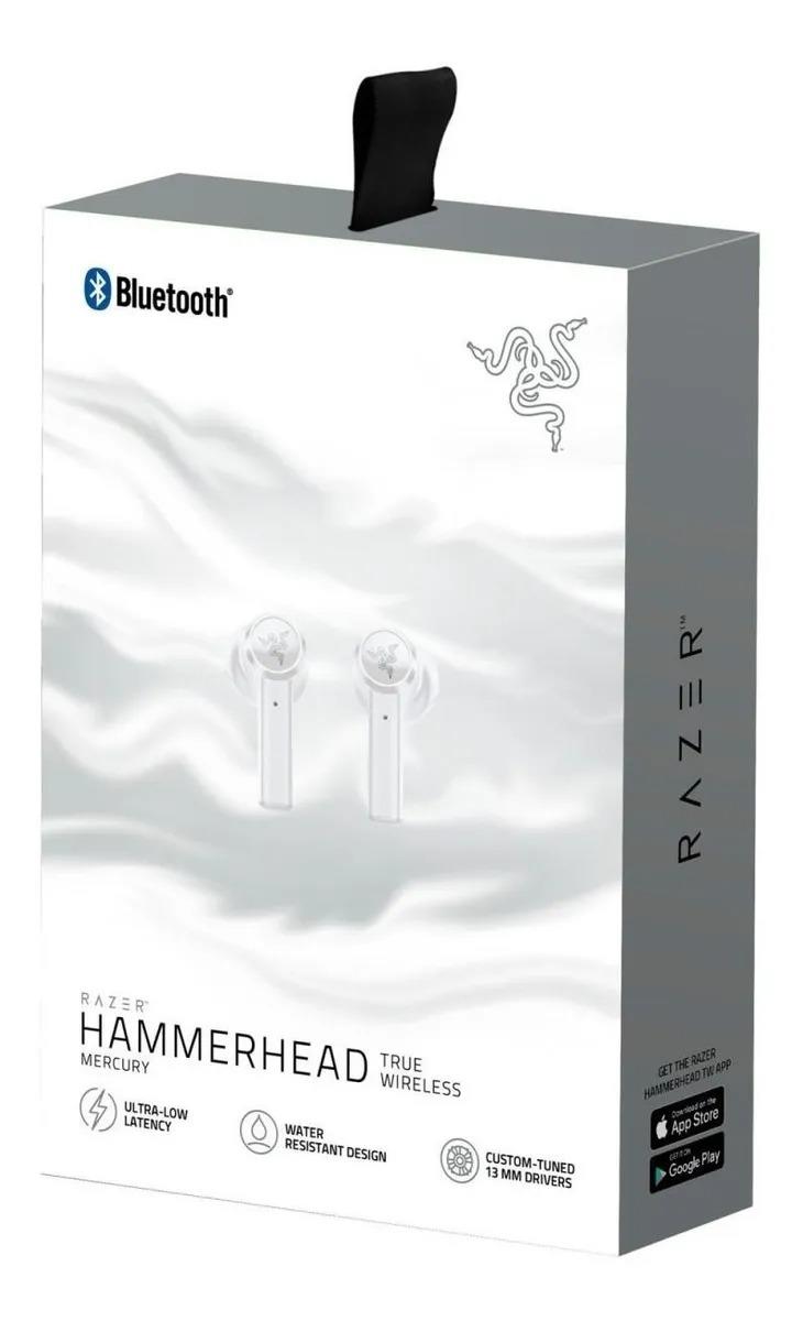 Auriculares Razer Hammerhead True Wireless - Blancos
