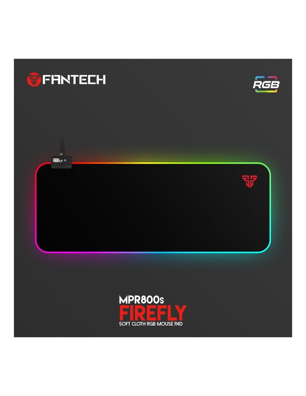 Mousepad Fantech Firefly MPR800S - Negro