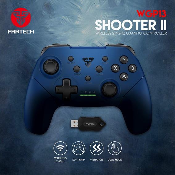 Control Inalámbrico Fantech Shooter II WGP13 para PC/PS3 - Azul