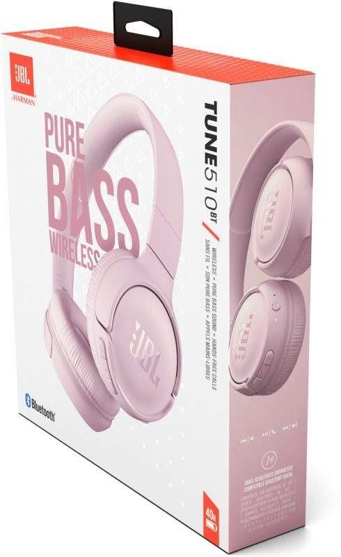 Auriculares Bluetooth JBL Tune 510BT - Rosa