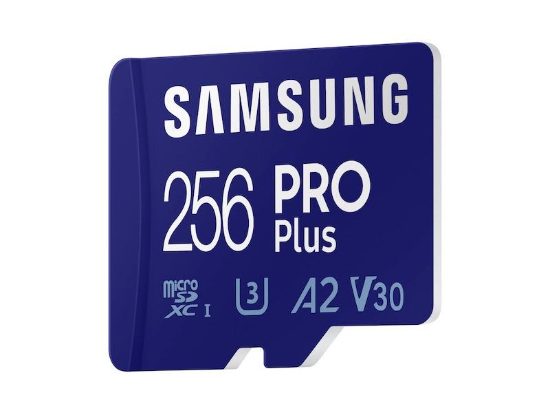 Memoria Micro Samsung PRO Plus 256GB c/ Adaptador (Lectura: 180 MB/s)
