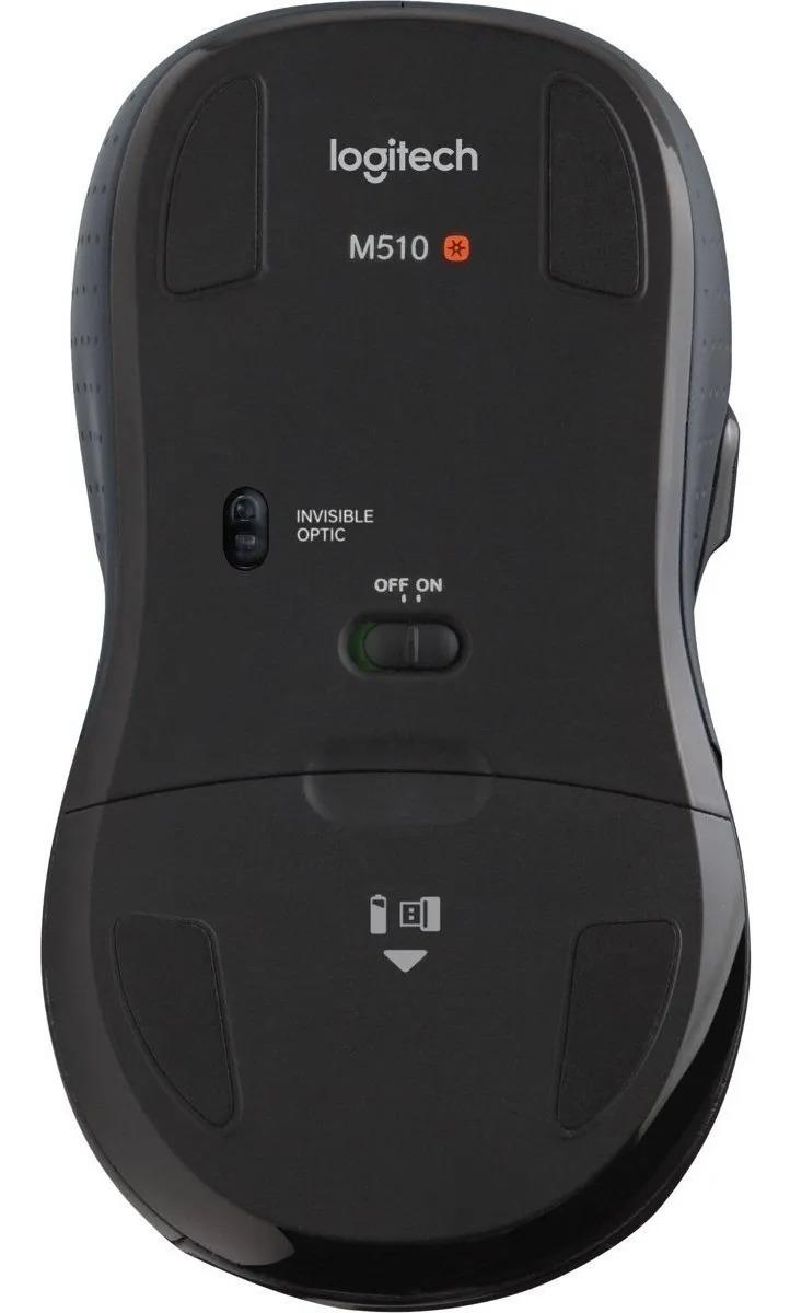 Mouse Logitech M510 - Negro (910-001822)