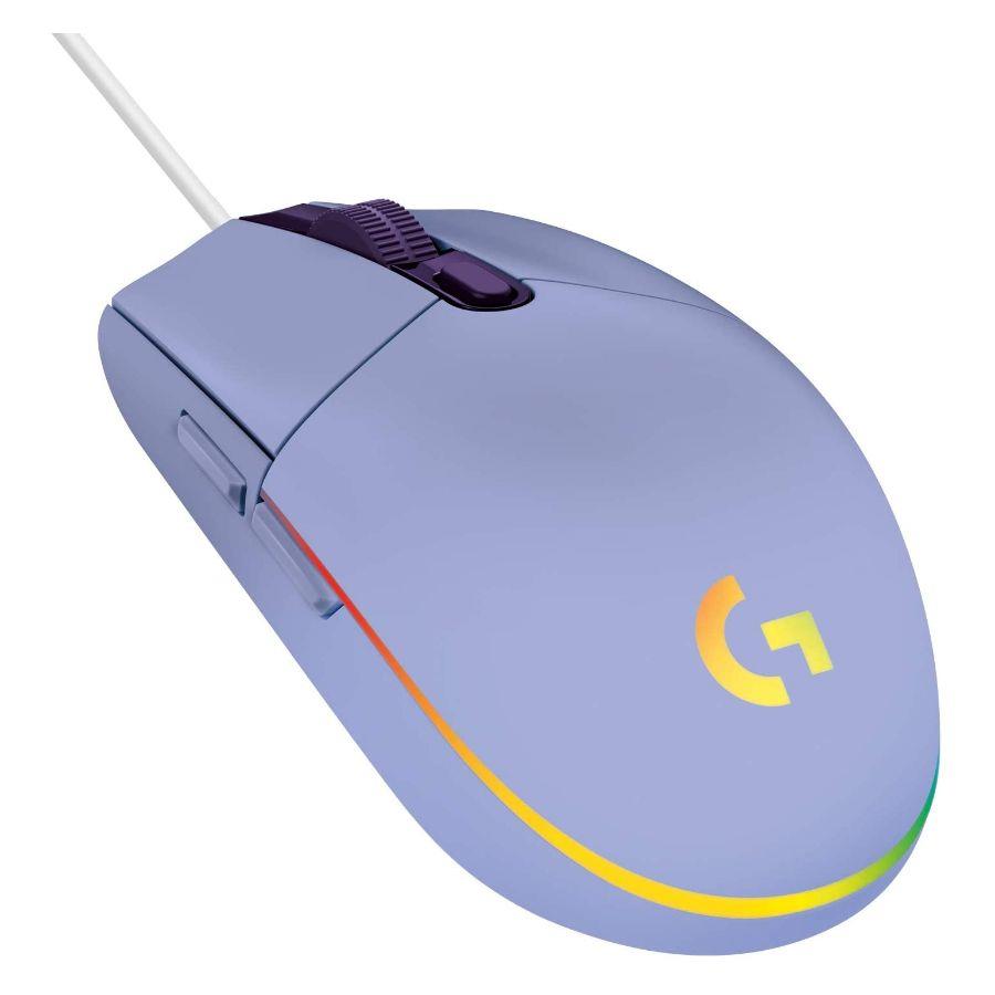 Mouse Logitech G203 Lightsync - Violeta