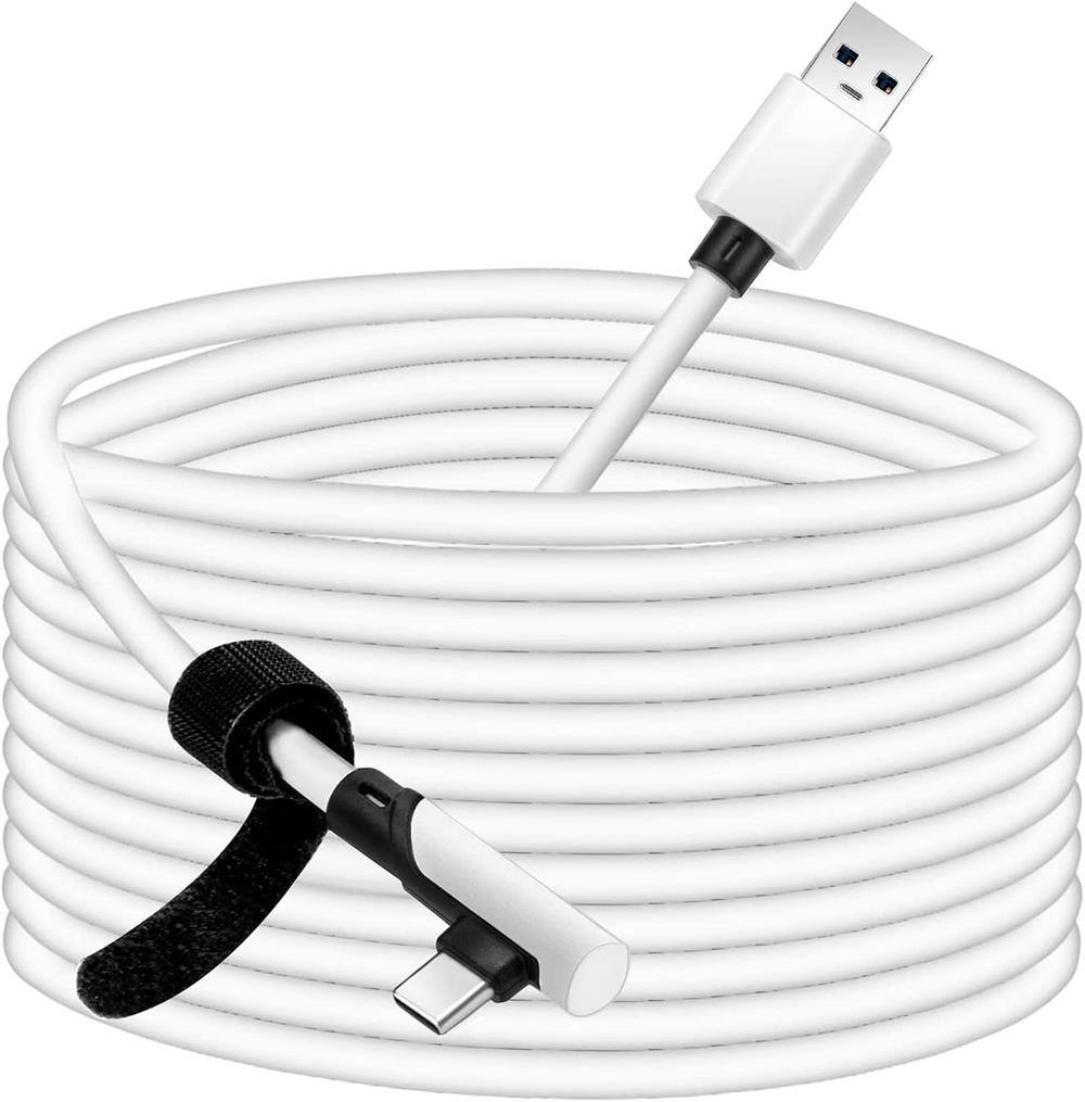 Cable USB-A a USB-C en angulo de 90 grados - 5 metros