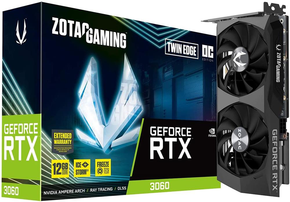 Tarjeta Gráfica Zotac Gaming GeForce RTX 3060 - 12GB