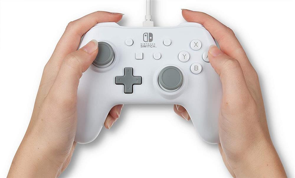 Gamepad Wired PowerA Nintendo Switch: Blanco