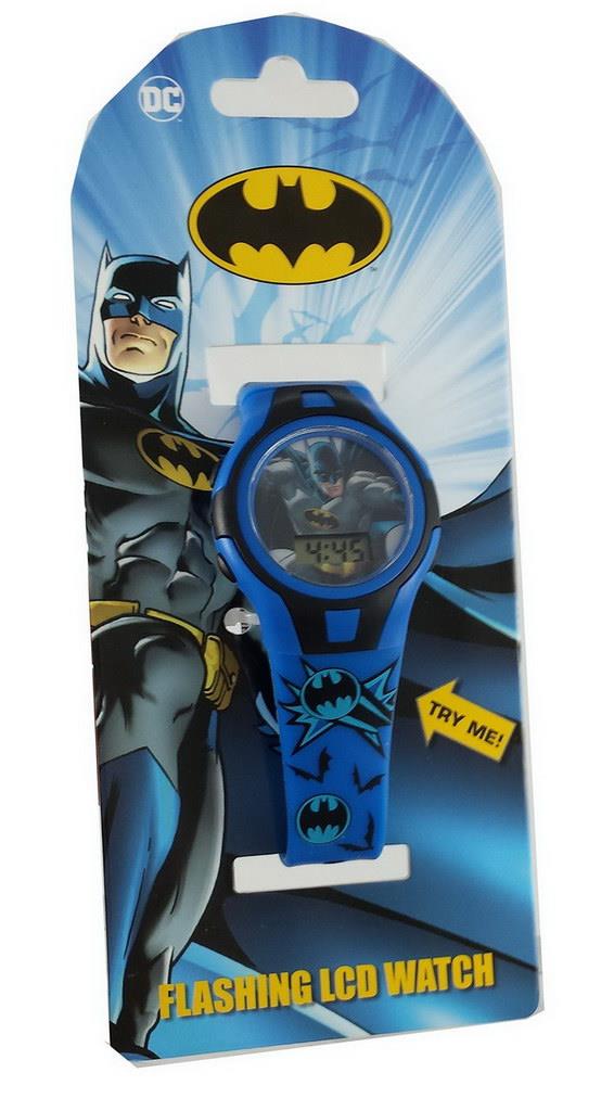 Reloj Accutime DC Comics Batman Digital Azul con Luz