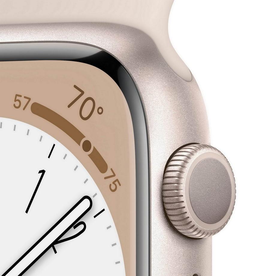 Reloj Inteligente - Apple Watch Series 8 (41mm) con GPS - Starlight