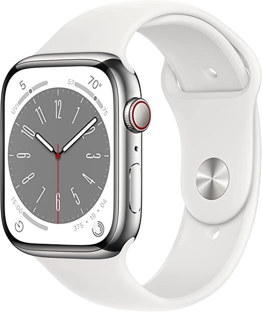 Reloj Inteligente - Apple Watch Series 8 (41mm) con GPS - Silver/White - Blanco