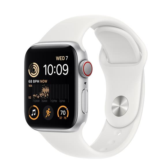 Reloj Inteligente - Apple Watch SE 2nd. Gen. (40mm) con GPS + Celular - S/M - Silver/White - Blanco