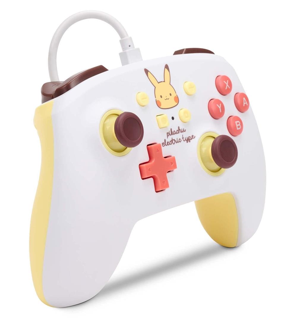 Gamepad PowerA Wired Enhanced Nintendo Switch: Pikachu Electric Type