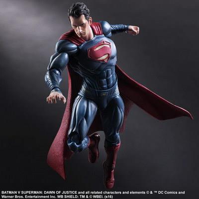 Coleccionable Play Arts Kai Batman V Superman: Dawn Of Justice - SUPERMAN