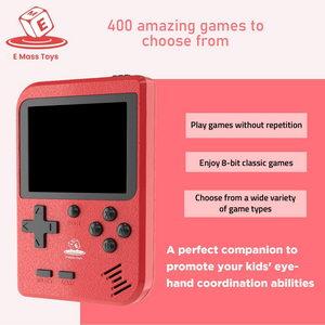 Consola Retro Emass - 400 juegos clásicos - Portátil/TV