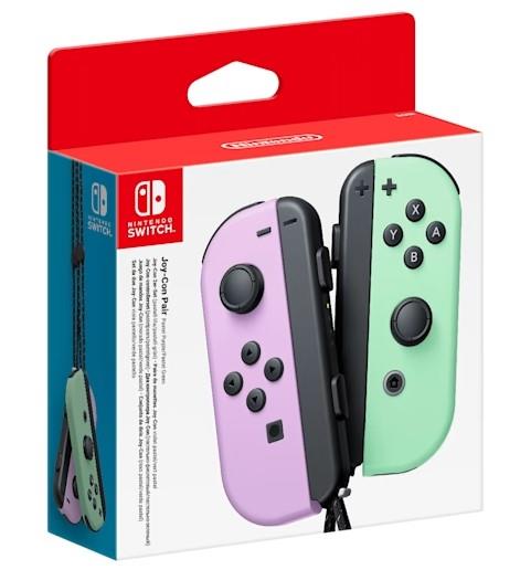 Controles Nintendo Joy-Con Violeta pastel (I) y Verde pastel (D) para Nintendo Switch