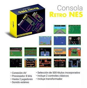 LevelUp Reto NES - 500 Juegos - Conexión cable AV