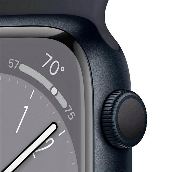 Reloj Inteligente - Apple Watch Series 8 (45mm) con GPS - Midnight Sport Band - MNUL3LL/A