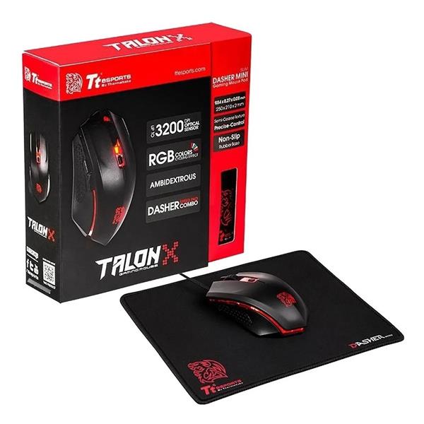 Mouse Thermaltake TT Talon Elite + MousePad