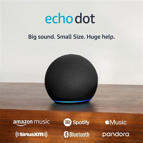 Amazon Echo Dot (5th. gen) con Alexa - Negro