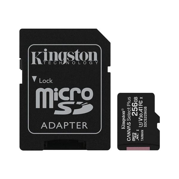 Memoria Kingston 256GB Canvas Select Plus V30 SD Card (SDHC) - 100MB/s