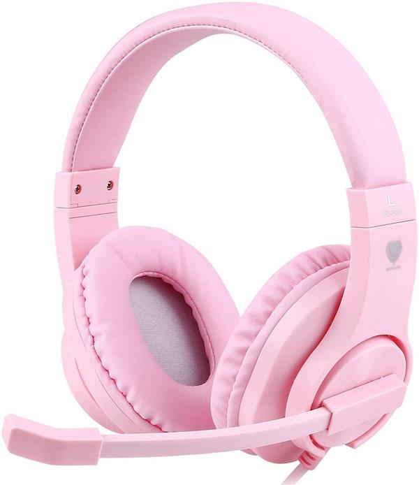 Auriculares Meedasy Gaming- Butfulake SL-300 - Pink