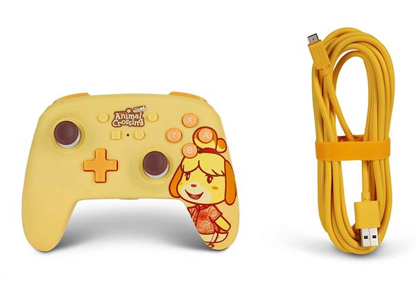 Gamepad Wired PowerA Enhanced Nintendo Switch: Animal Crossing - Isabelle