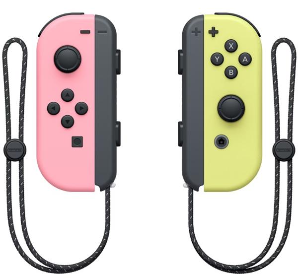 Controles Nintendo Joy-Con Rosa pastel (I) y Amarillo pastel (D) para Nintendo Switch