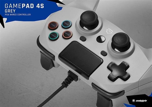 Snakebyte Wired Gamepad 4S - Grey