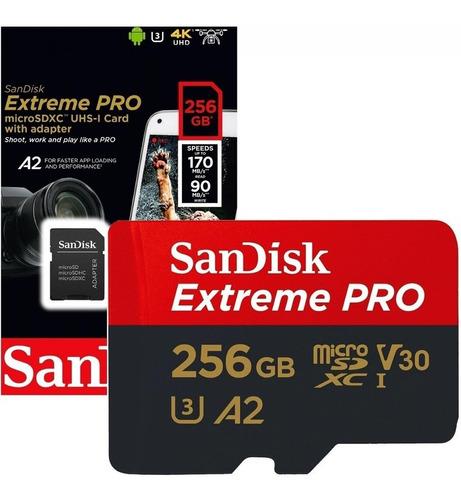 Micro SD 256GB SanDisk Extreme PRO con Adaptador
