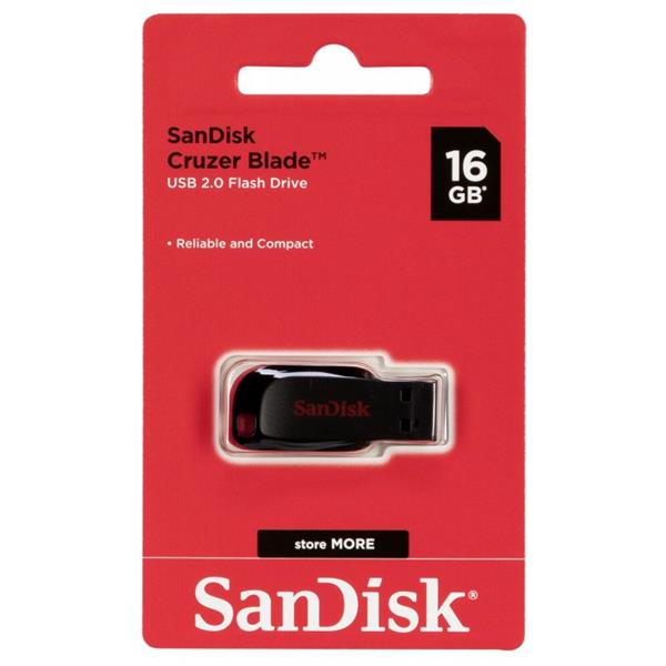 Pendrive Sandisk Cruzer Blade - 16GB