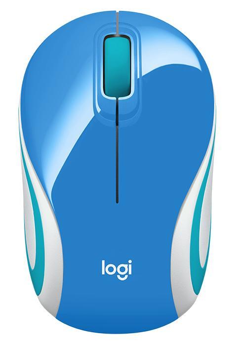 Mini Mouse Logitech M187 - Azul