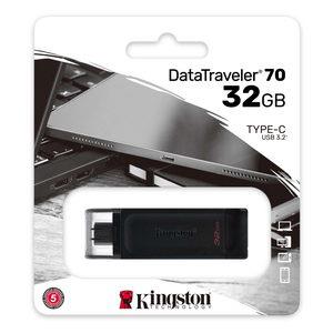 Pendrive Kingston 32GB DT70 - Type C - USB 3.2