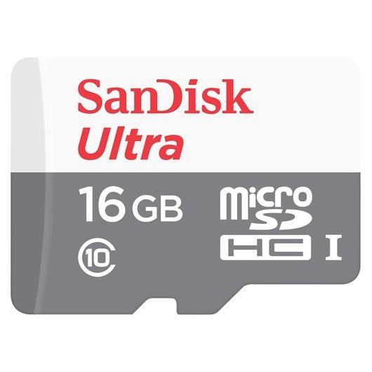Memoria SanDisk Ultra Micro SDHC 16GB Clase 10 80MB/s